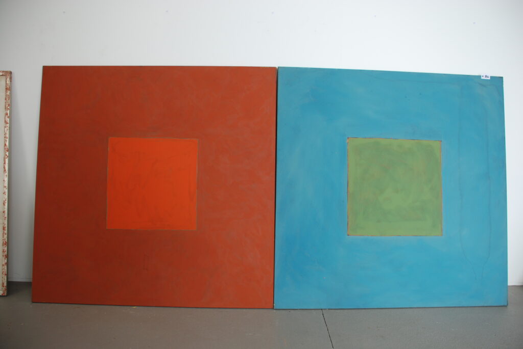 Gattoni - 2 tableaux à accrocher ensemble, 1986
